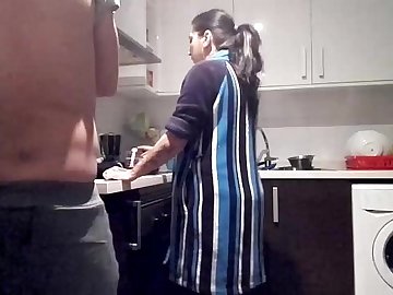 British Indian Wife Fighting In Kitchen Turn In Fucking