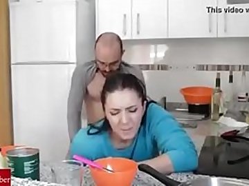 Hot Wife Fuck Hard by Husband- Latest Kitchen Sex